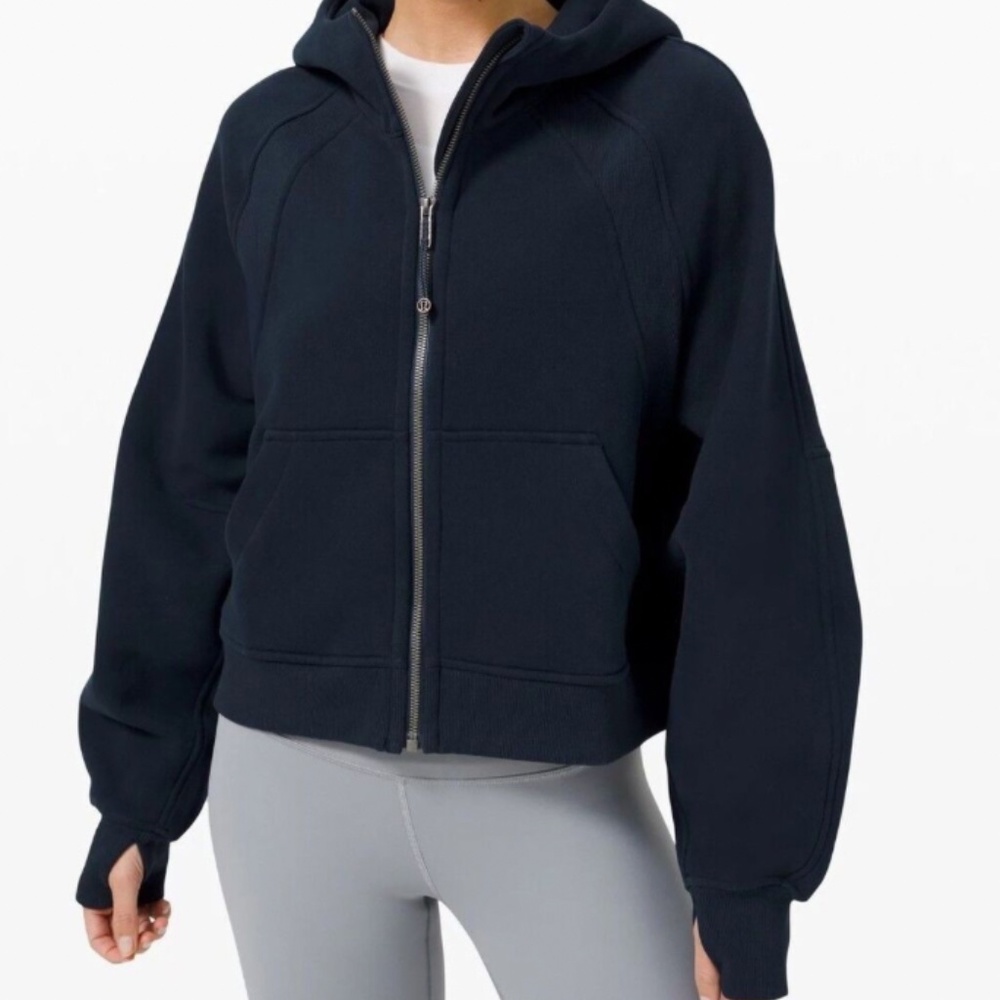 Women's Navy Scuba Full Zip
